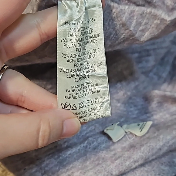 Anthropologie Purple Off Shoulder Sweater - Picture 4 of 5